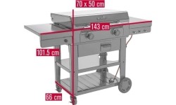 Grill gazowy Char-Broil Versa-Tile z płytą