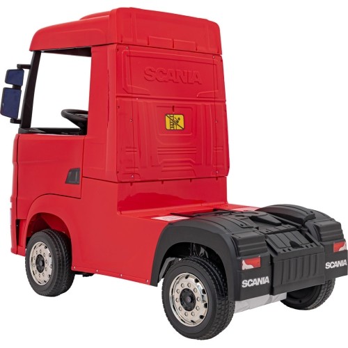 Pojazd elektryczny Scania R-Serie, czerwony