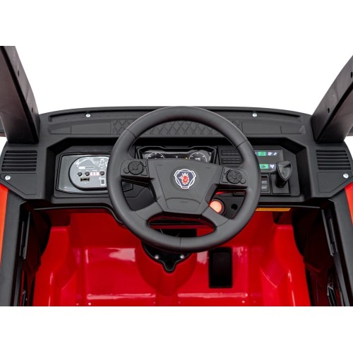 Pojazd elektryczny Scania R-Serie, czerwony