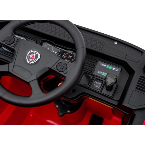 Pojazd elektryczny Scania R-Serie, czerwony
