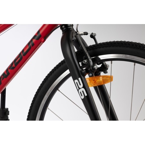 Dviratis Karbon Superlight 26 red