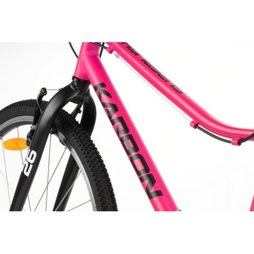Dviratis Karbon Superlight 26 pink