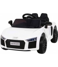Pojazd elektryczny Audi R8, biały