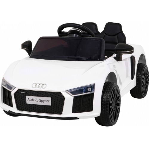 Pojazd elektryczny Audi R8, biały