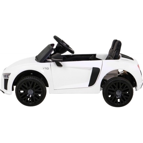 Pojazd elektryczny Audi R8, biały