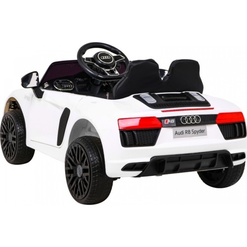 Pojazd elektryczny Audi R8, biały