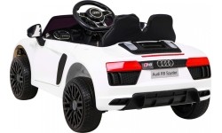 Pojazd elektryczny Audi R8, biały