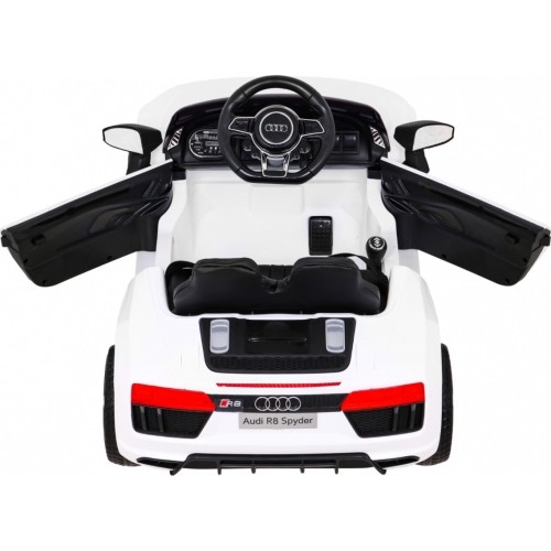 Pojazd elektryczny Audi R8, biały