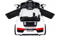 Pojazd elektryczny Audi R8, biały