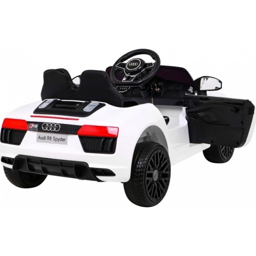Pojazd elektryczny Audi R8, biały