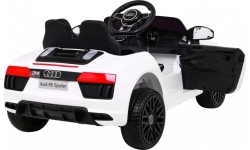 Pojazd elektryczny Audi R8, biały