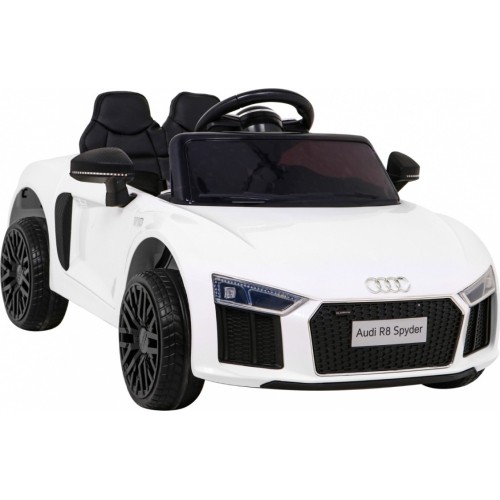 Pojazd elektryczny Audi R8, biały