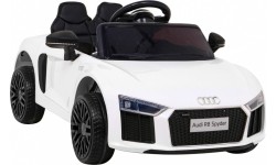 Pojazd elektryczny Audi R8, biały