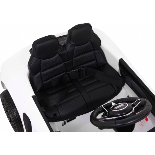 Pojazd elektryczny Audi R8, biały