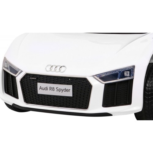Pojazd elektryczny Audi R8, biały