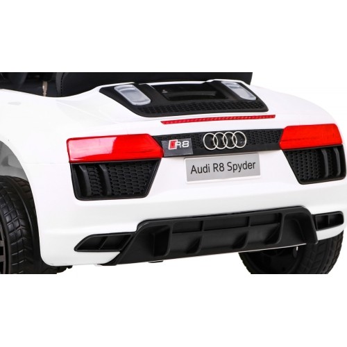 Pojazd elektryczny Audi R8, biały