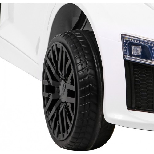 Pojazd elektryczny Audi R8, biały