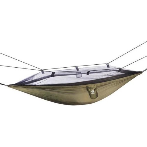 Hamak z moskitierą Nils Camp NC3116, zielony