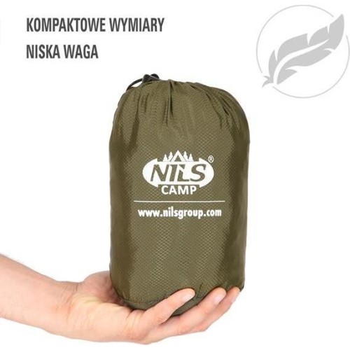 Hamak z moskitierą Nils Camp NC3116, zielony