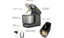 Trzepaczka kuchenna Ooni Halo Pro Charcoal Grey