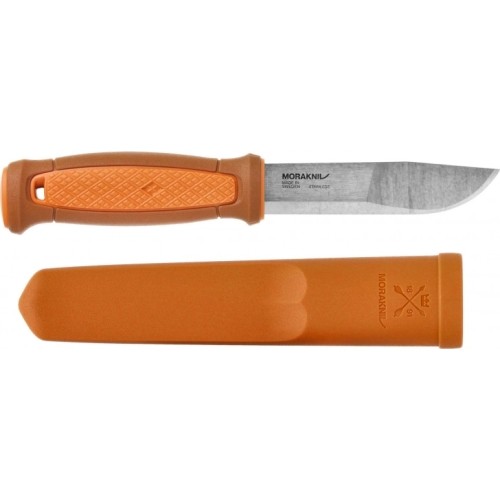 Nóż Morakniv Kansbol z zestawem przetrwania pomarańczowy stal nierdzewna