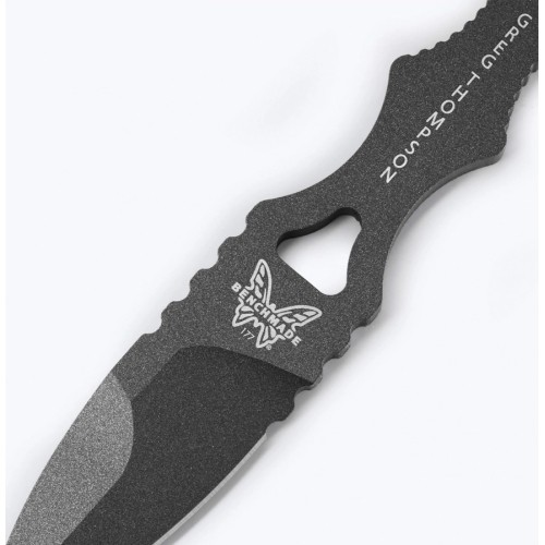Benchmade 177GY SOCP Dagger tactical knife blade.