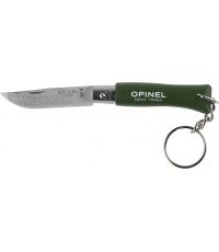 Opinel Colorama 04 inox grab khaki keychain knife