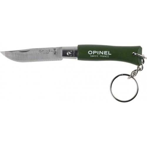 Opinel Colorama 04 inox grab khaki keychain knife