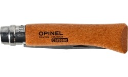 Opinel 10 carbon beech knife in blister