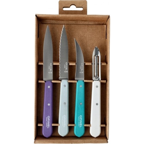 Opinel Essentials Art Deco Knife Set