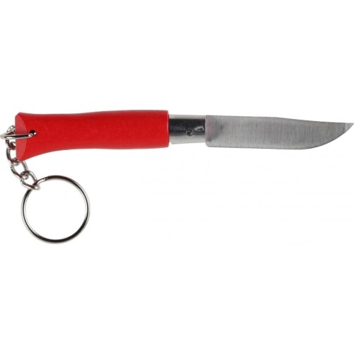 Opinel Colorama 04 inox grab red keychain knife