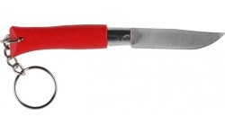 Opinel Colorama 04 inox grab red keychain knife