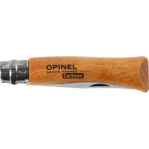 Opinel 7 carbon beech knife in blister