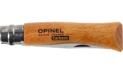 Opinel 7 carbon beech knife in blister