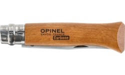 Opinel 8 carbon beech knife in blister
