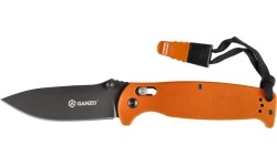 Ganzo G7413-OR-WS folding knife with whistle