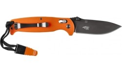 Ganzo G7413-OR-WS folding knife with whistle