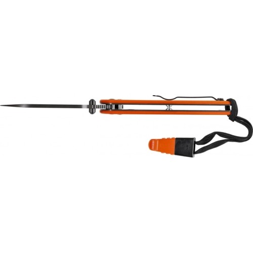 Ganzo G7413-OR-WS folding knife with whistle