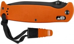 Ganzo G7413-OR-WS folding knife with whistle
