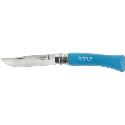 Nóż składany Opinel Colorama 07 inox, grawer Brighton, w blistrze