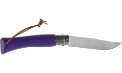 Opinel Colorama 07 inox grab fioll. knife with thong