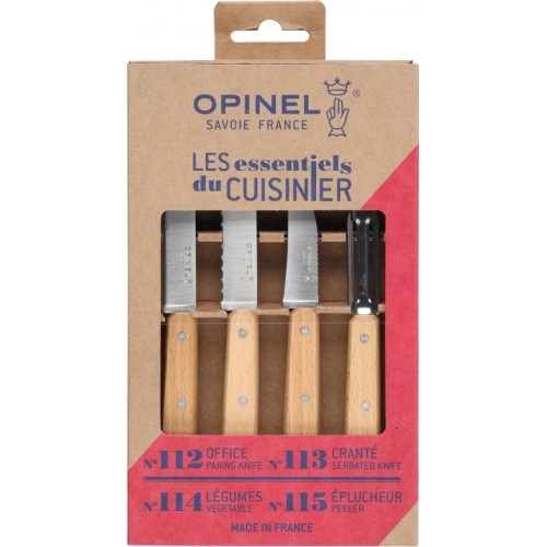 Opinel Essentials Natural knife set