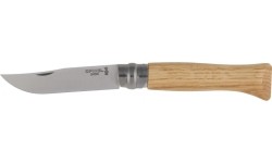 Opinel 09 inox oak knife