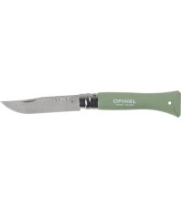 Nóż Opinel Colorama 06 inox z rzemykiem, kolor szałwiowy