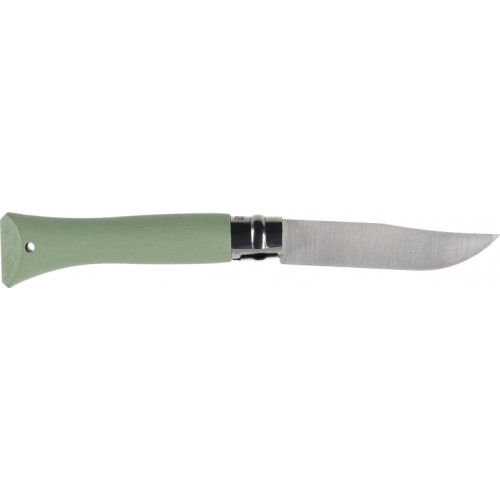 Opinel Colorama 06 inox sage knife with thong