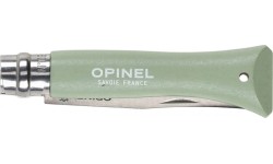 Opinel Colorama 06 inox sage knife with thong