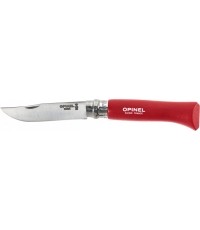Opinel Inox Origins knife 001981 red in blister.