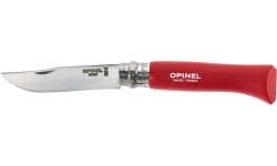 Opinel Inox Origins knife 001981 red in blister.