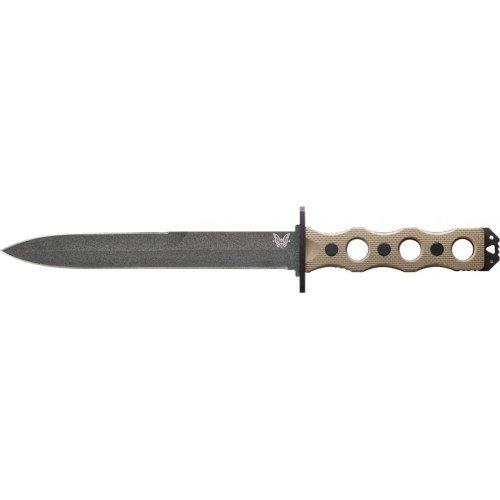 Nóż z ostrzem stałym Benchmade 185BK-1 SOCP, CPM-3V