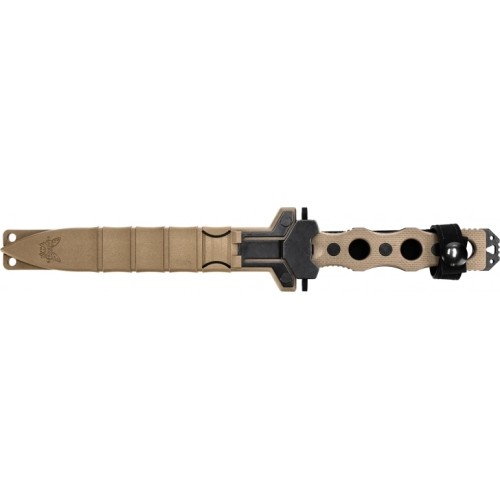 Nóż z ostrzem stałym Benchmade 185BK-1 SOCP, CPM-3V